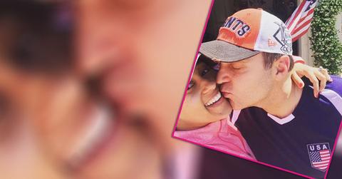 Tamera Mowry Adam Housley Kiss Cuddle Photos