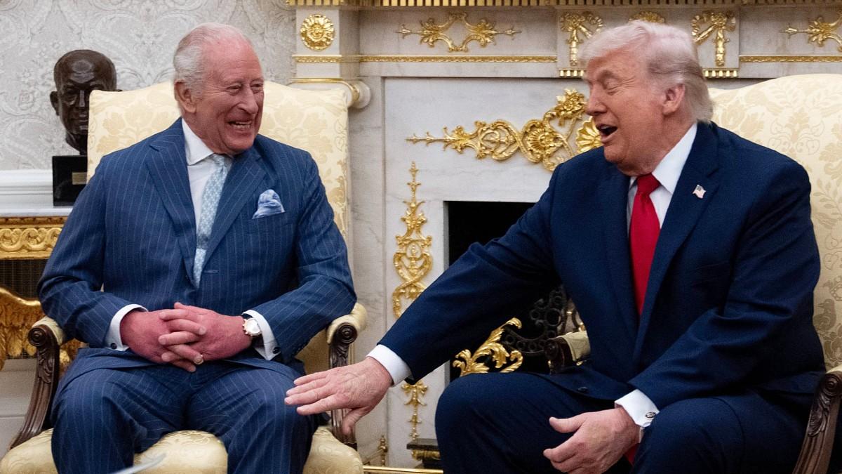 pic of Donald Trump & King Charles. 
