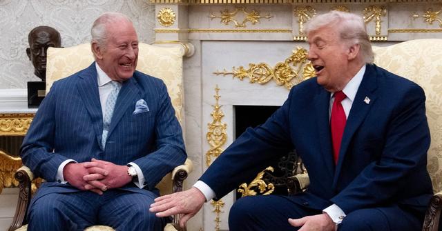 pic of Donald Trump & King Charles. 