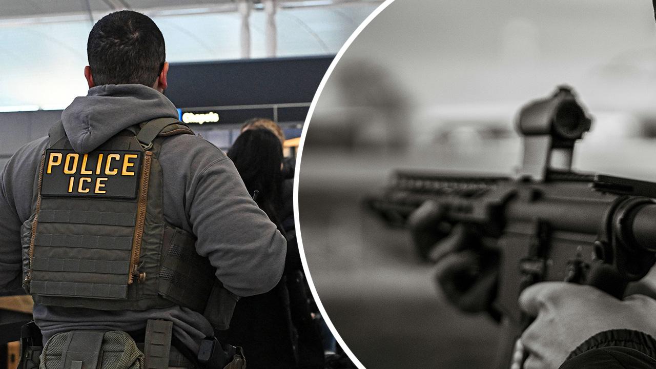 photo of ICE agent