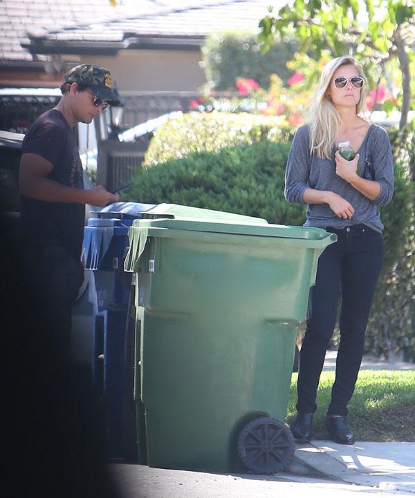 peter facinelli riding motorcycle with mystery blonde