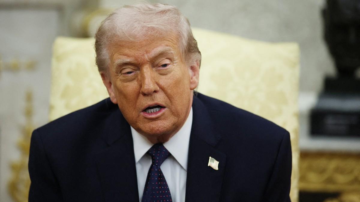 image of Donald Trump claims he's in perfect health. 