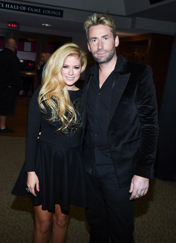 avril lavigne chad kroeger couple reunite juno awards