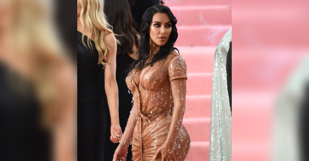 fans suspect kim kardashian dress met gala