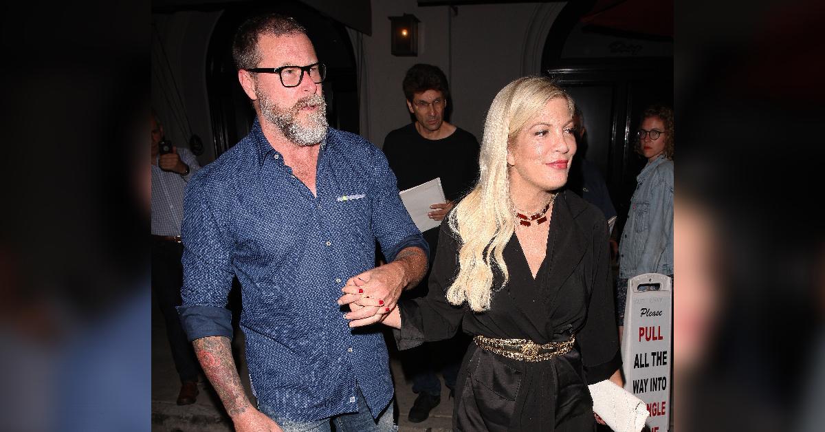 tori spelling intimate night kids holidays dean mcdermott approach