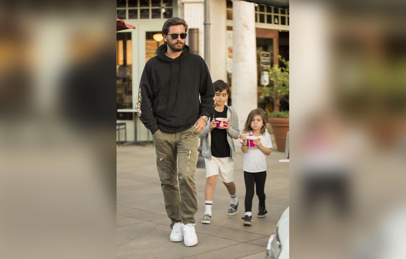 *EXCLUSIVE* Scott Disick takes a break from Sofia Richie to spend time with his kids