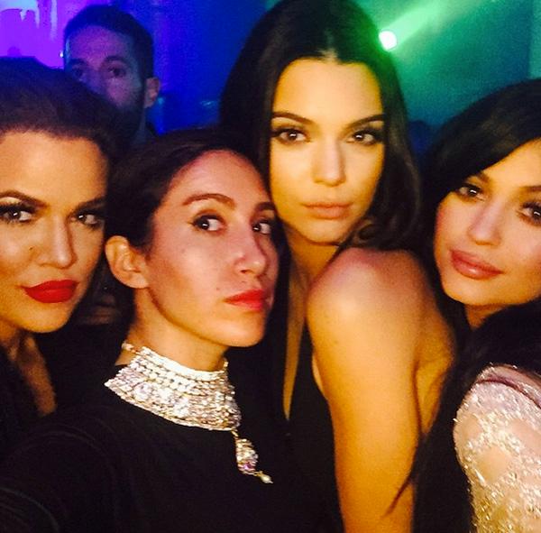 Kardashians 2015 grammys after party