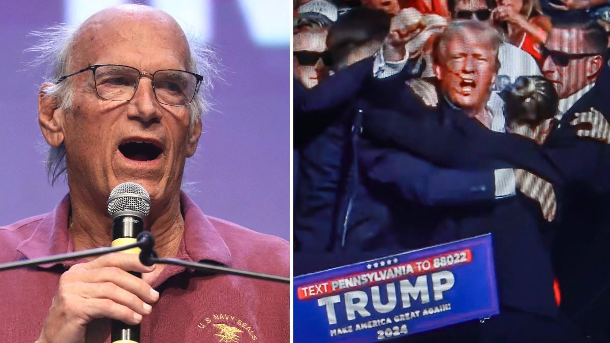 split of Jesse Ventura and Donald Trump.