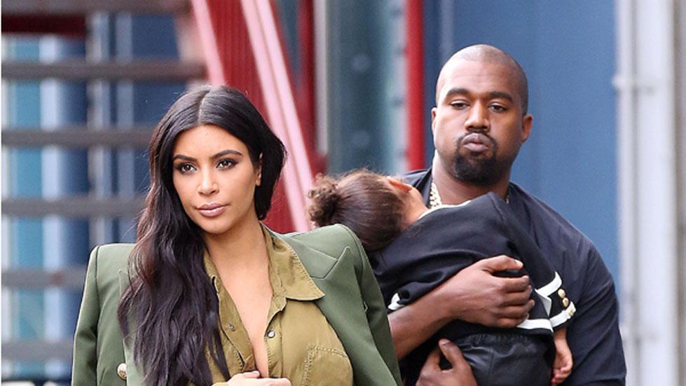 Kanye west kim kardashian baby battle