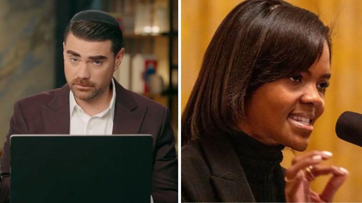 image of Conservative political commentator Ben Shapiro called Candace Owens a 'twisted human being.'