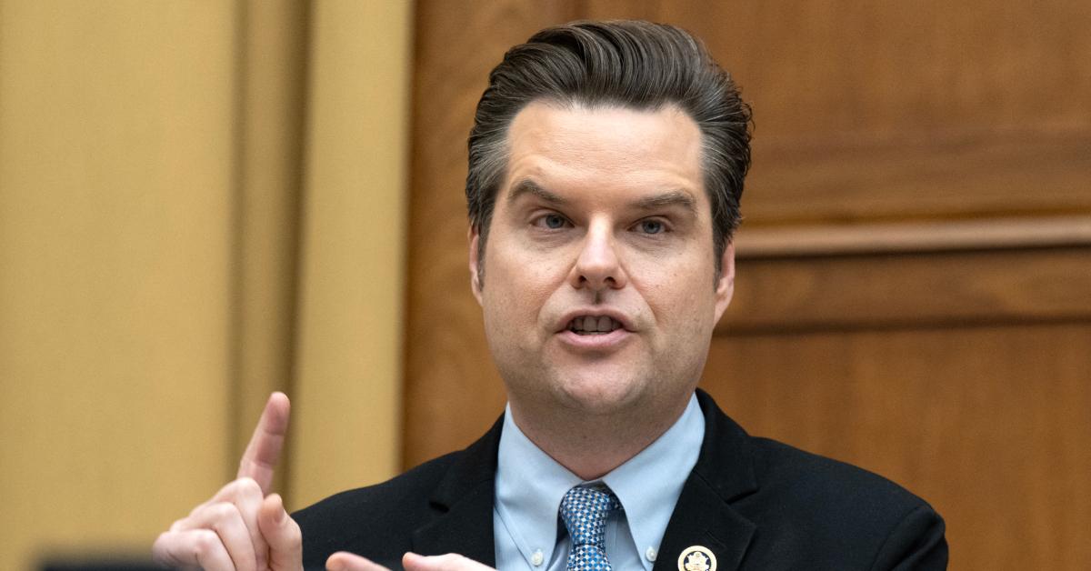 Photo of Matt Gaetz.