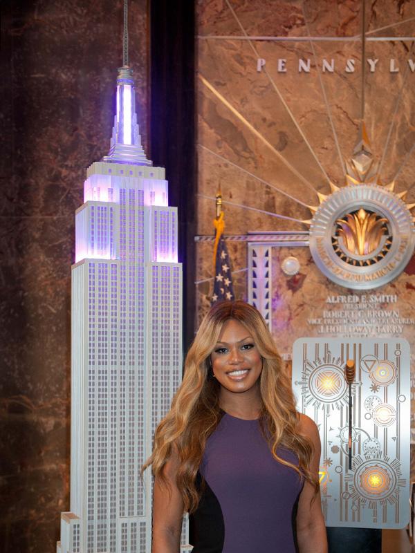 Laverne Cox Lights The Empire State Building