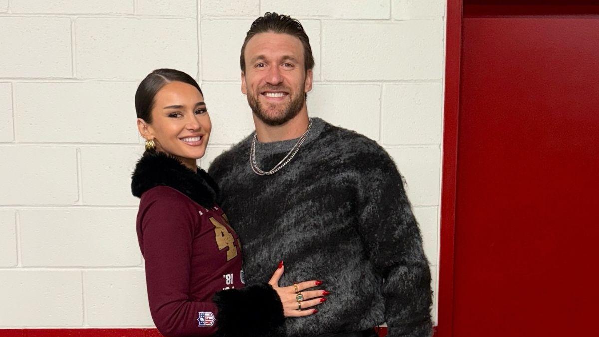 Image of Kristin Juszczyk and Kyle Juszczyk have been married since 2019.