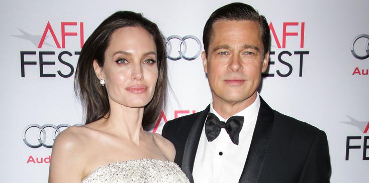 Angelina Jolie and Brad Pitt arrive at the 2015 AFI Fest opening night premiere of &#8216;By The Sea&#8217;