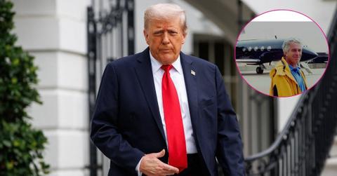 Composite photo of Donald Trump and Jeffey Epstein