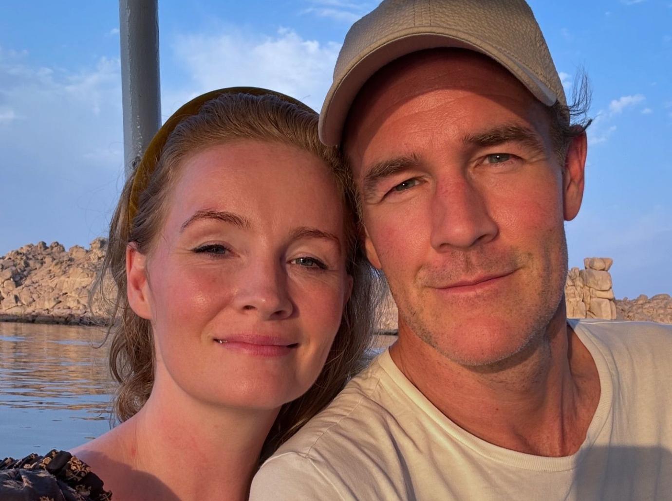 james van der beek wife kimberly supports husband cancer diagnosis