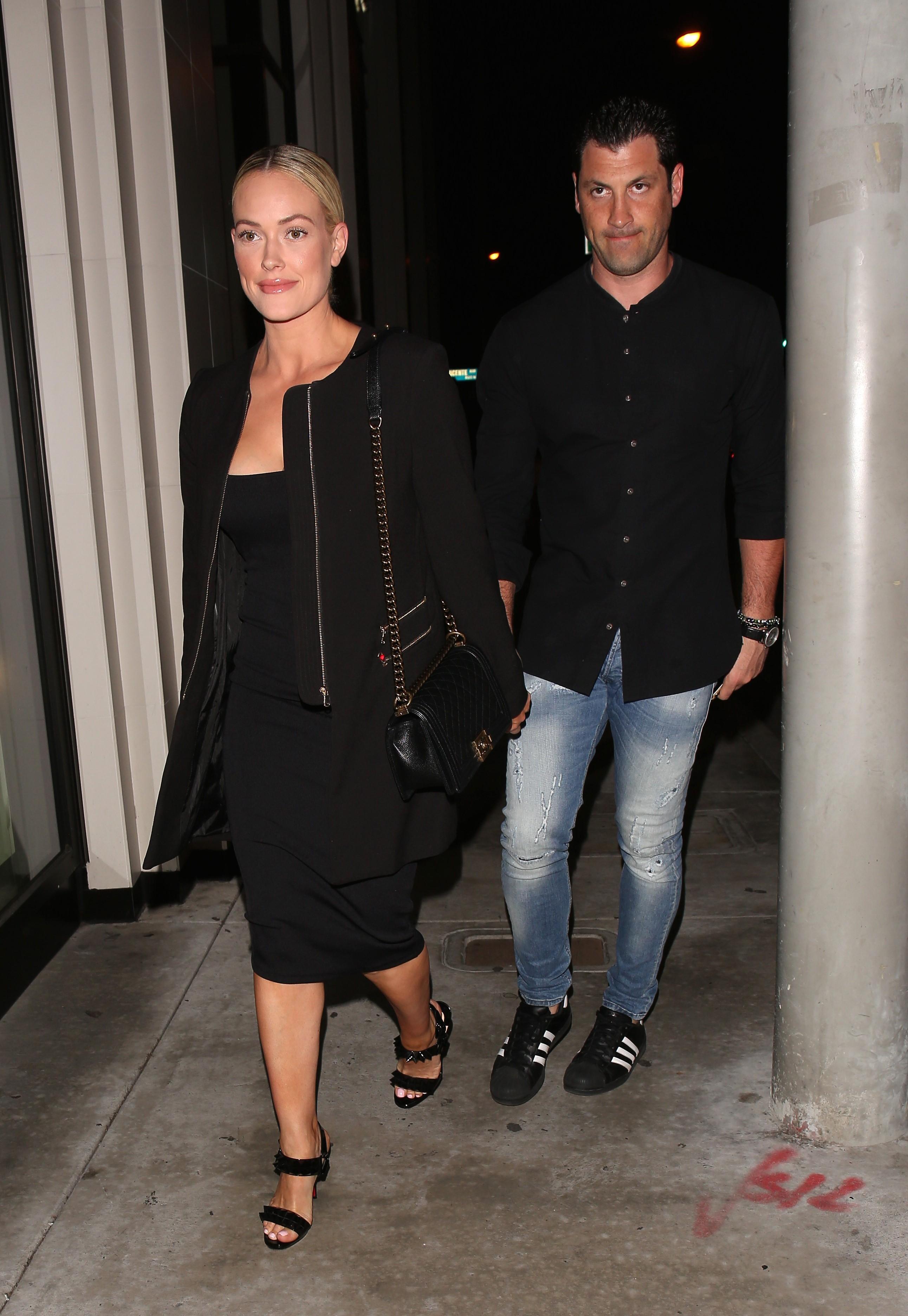 Maksim Chmerkovskiy and Peta Murgatroyd make it a date night at Catch LA