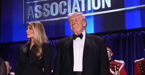 Photo of Donald and Melania Trump