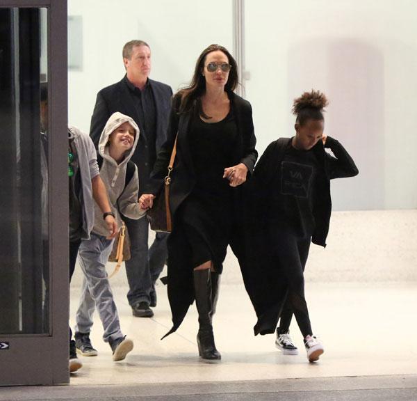 Angelina Jolie Kids LAX Tattoo