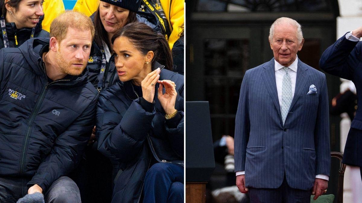 image of meghan harry King Charles