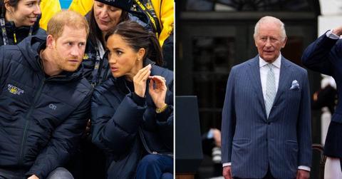 image of meghan harry King Charles