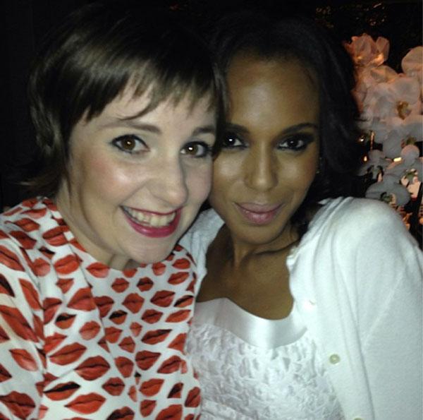 Lena Dunham Kerry Washington