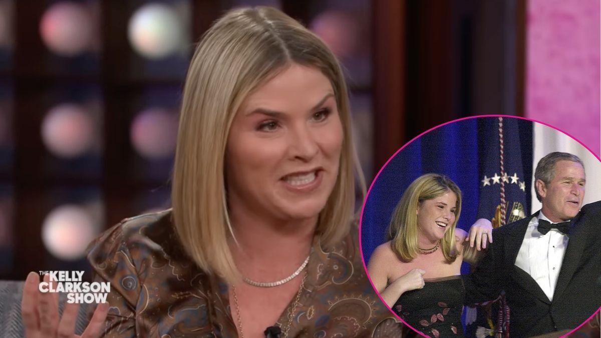 Composite photo of Jenna Bush Hager and George W. Bush