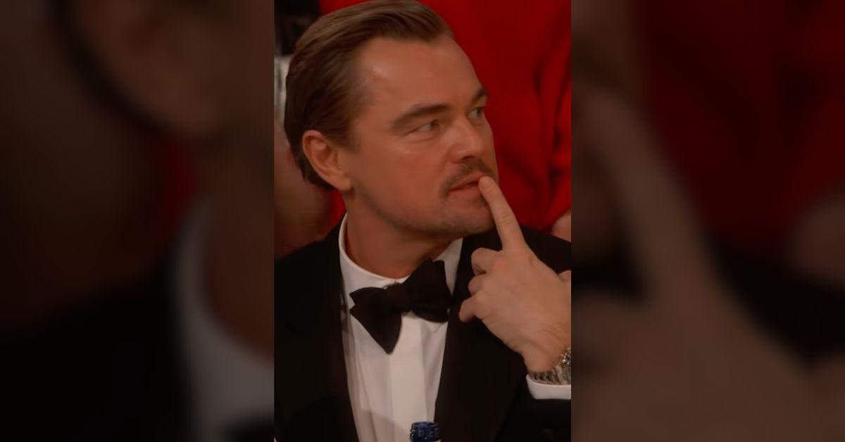 image of Leonardo DiCaprio went viral for showing his 'real personality' during the show. 