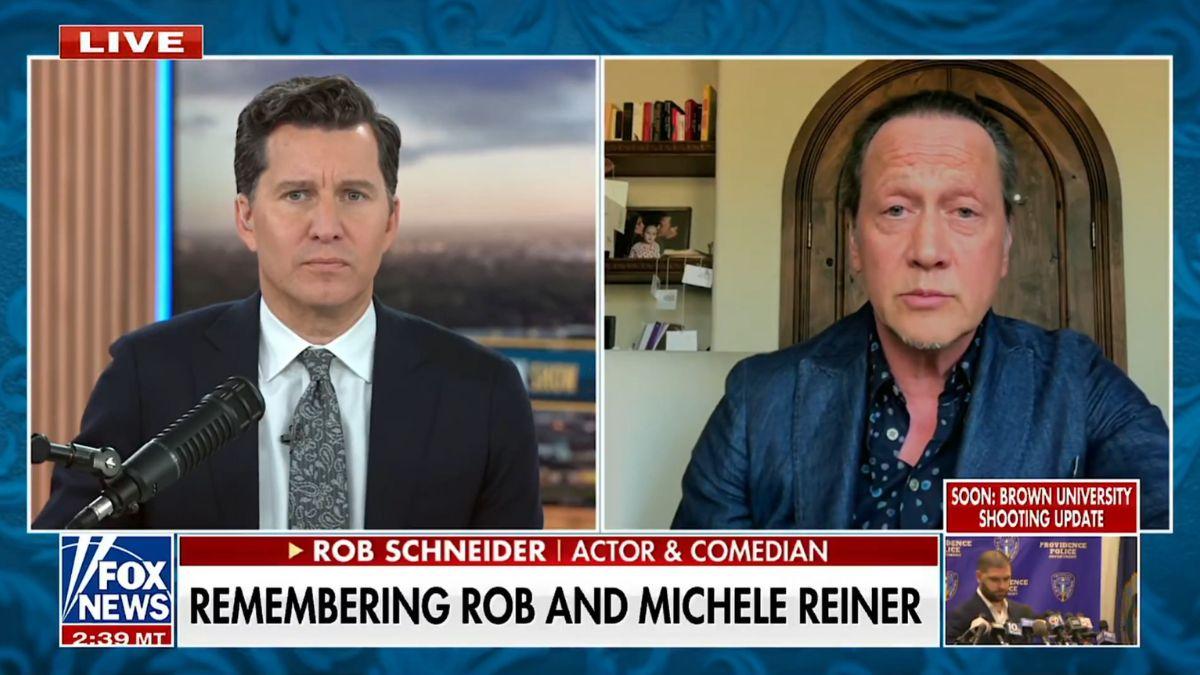 image of Rob Schneider criticized Donald Trump on Fox News.