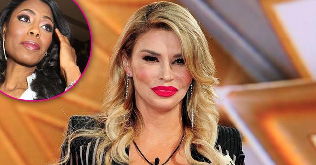 Brandi Glanville stuns in black as she enters the Celebrity Big Brother House