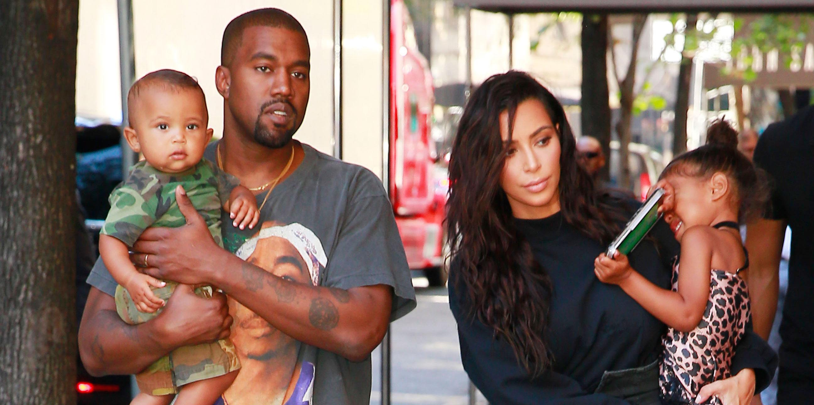 Kim kardashian kanye west fighting saint west birthday 01