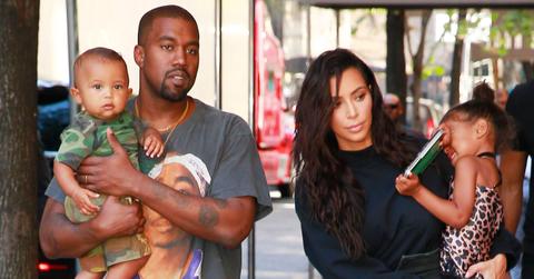Kim kardashian kanye west fighting saint west birthday 01