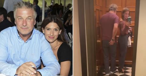 Split photo of Hilaria Baldwin and Alec Baldwin