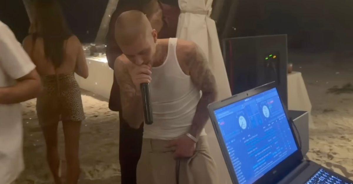 image of Justin Bieber sang at Kendall's wild birthday bash.