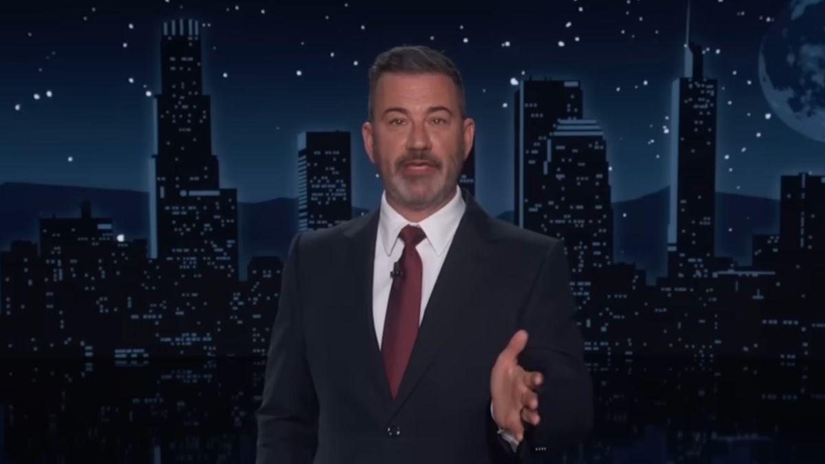 Image of Jimmy Kimmel joked about Donald Trump appearing asleep.