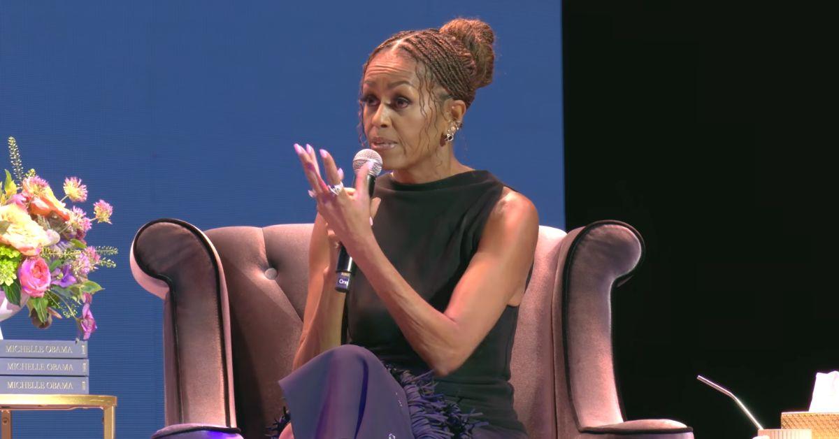 Image of Michelle Obama said media coverage during her time in politics frequently focused on her wardrobe instead of the speeches she delivered.