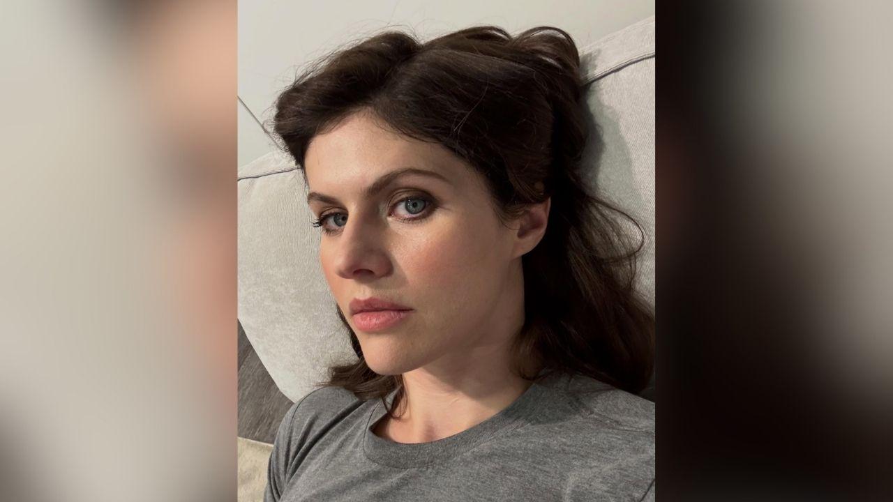 image of Alexandra Daddario previously opened up about experiencing a pregnancy loss before welcoming her son with Andrew Form.