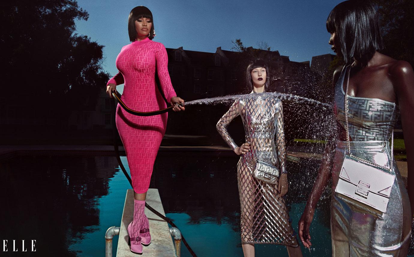 Nicki Minaj Body Image Fendi Collaboration 'Elle'