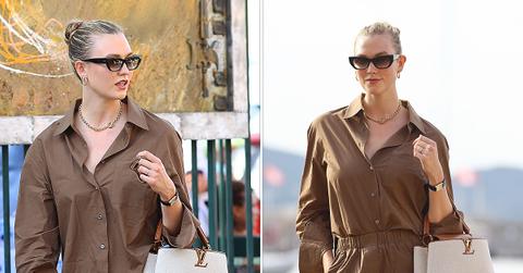 karlie kloss with son in san tropez