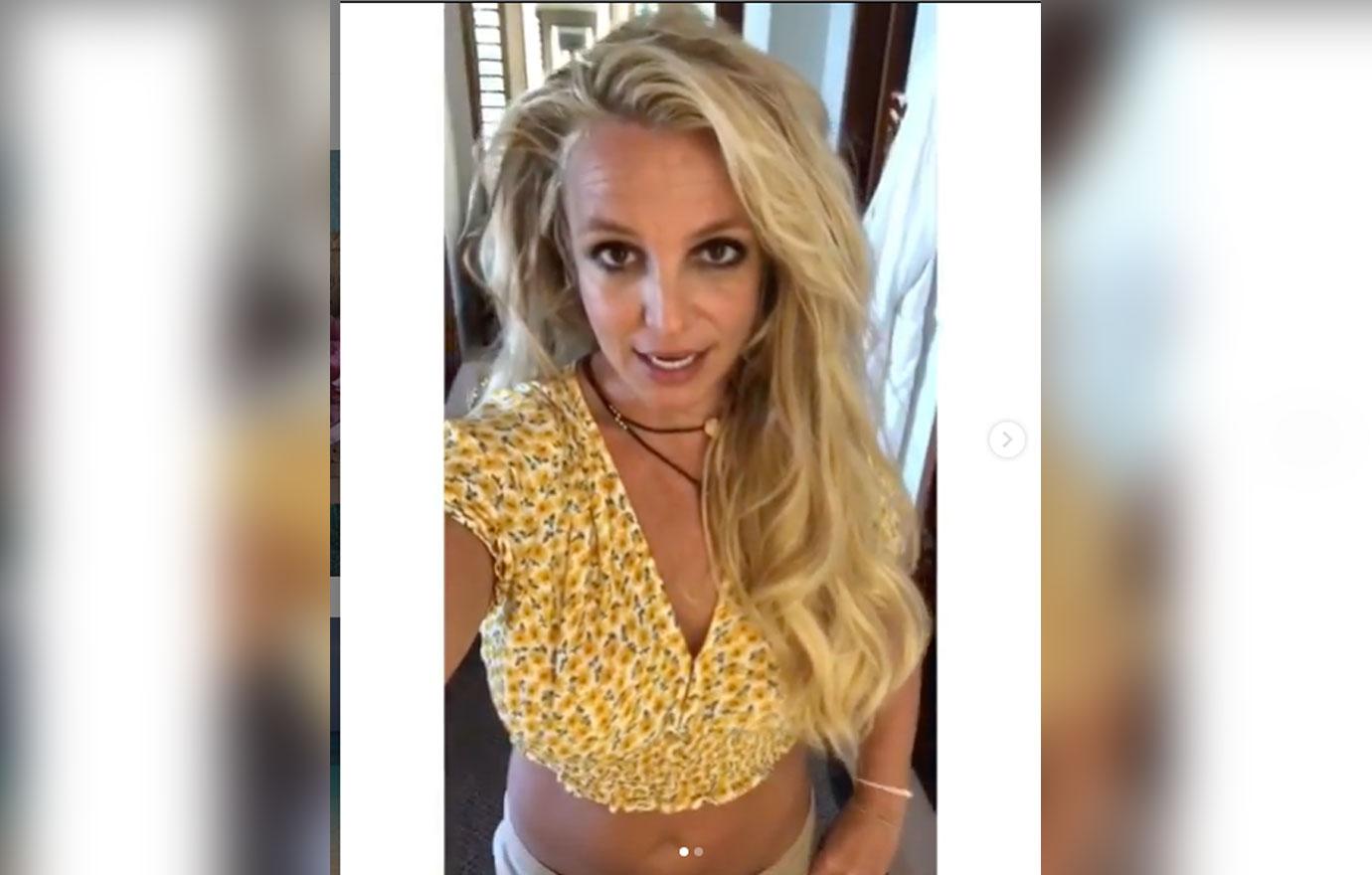 britney spears instagram vacation