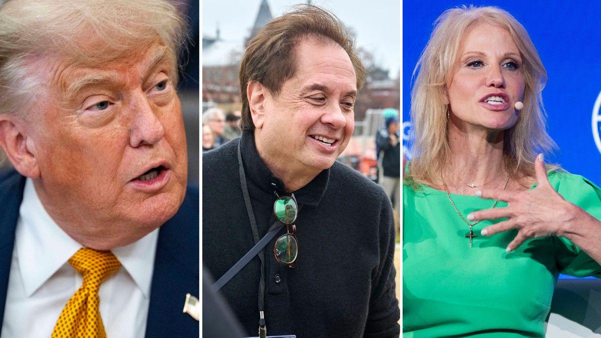 Donald Trump, George Conway and Kellyanne Conway