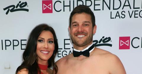 Garrett With Becca Kufrin At An Event