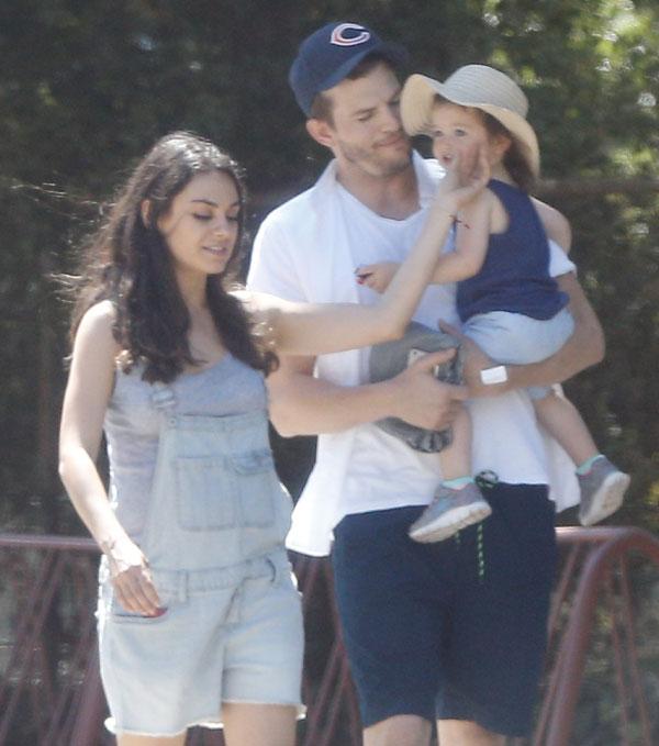 mila kunis ashton kutcher daughter wyatt ice cream