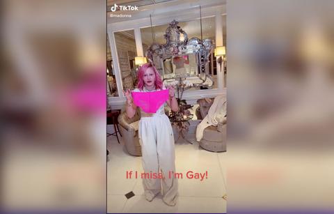 madonna seemingly comes out as gay