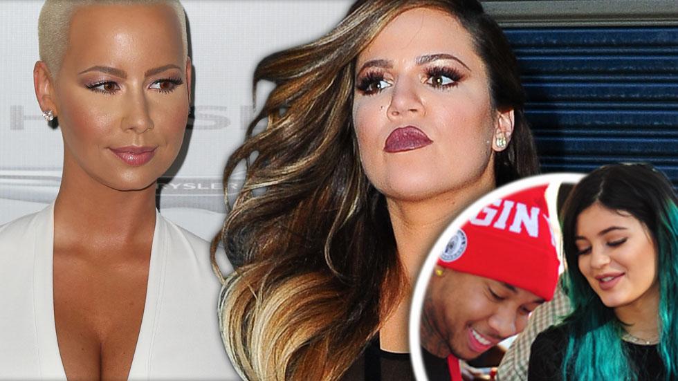 Amber Rose And Khloe Kardashian Feud On Twitter Over Kylie Jenner!