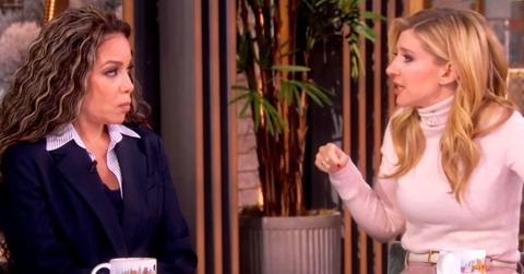 photo of sunny hostin and sara eisen on 'the view'