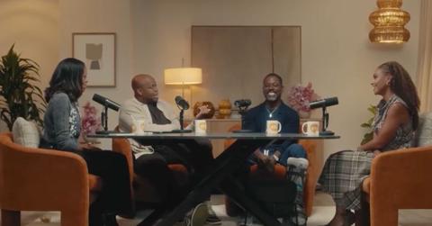 image of Michelle obama and sterling k. brown