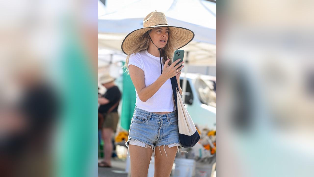 Image of Bijou Phillips appeared in good spirits during the sunny outing as she continues recovering from her July kidney transplant.