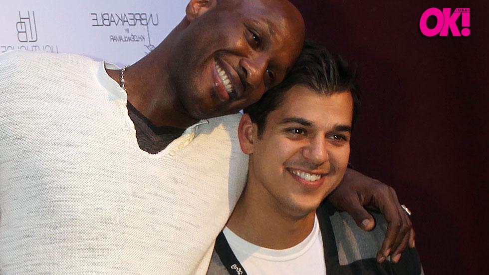 Rob Kardashian Visiting Lamar Odom In Rehab