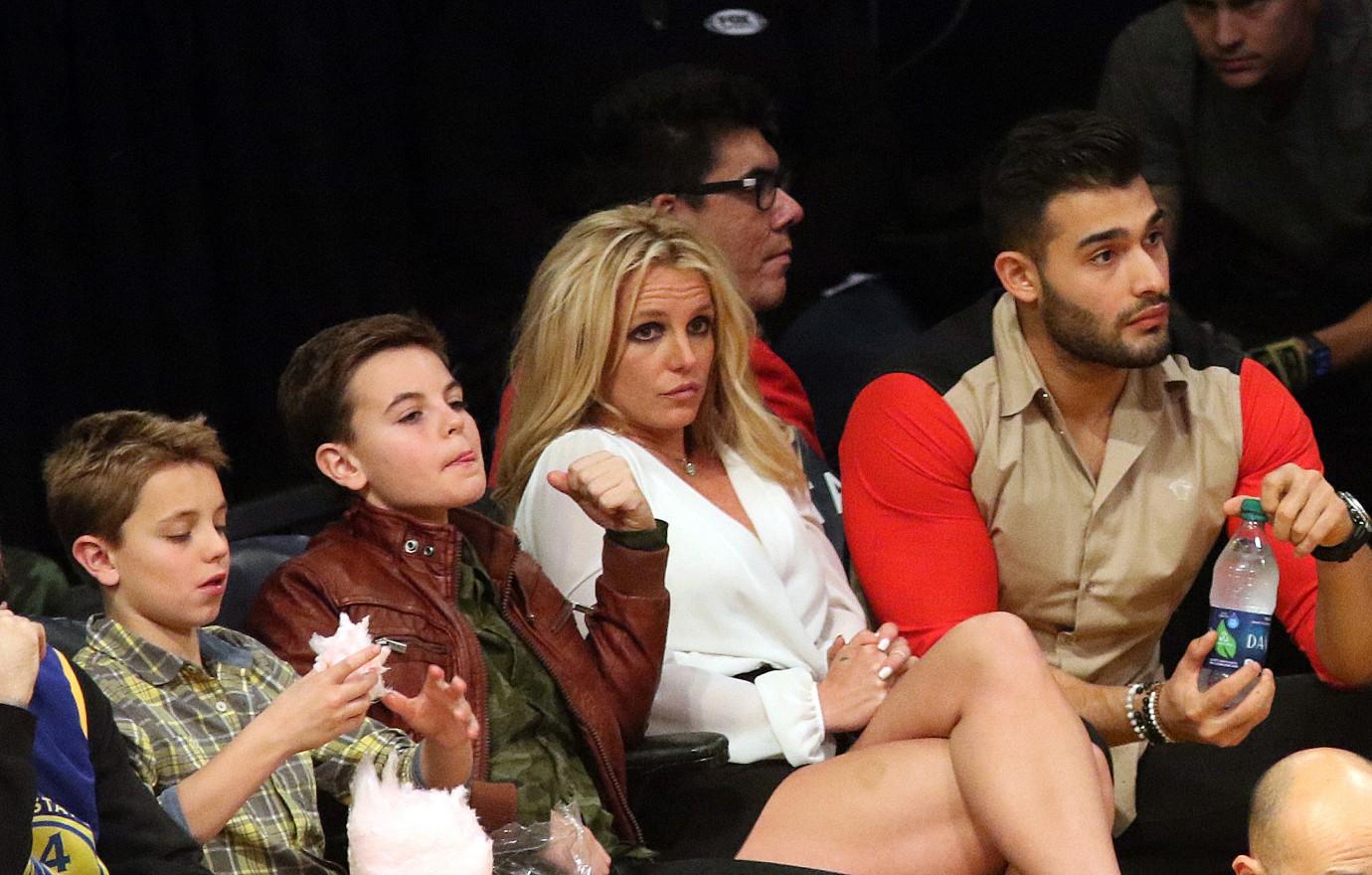 britney spears shaded sons